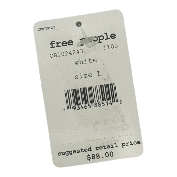 Free People NWT Lolita Peasant Blouse - Picture 3 of 5